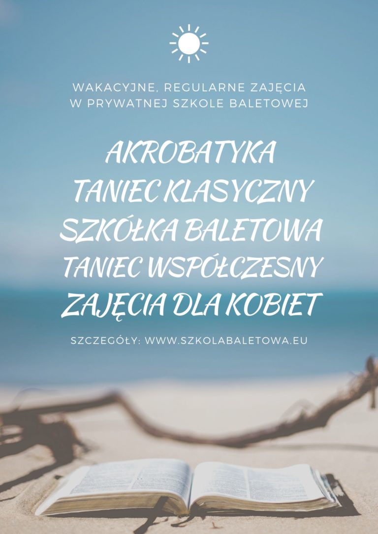 WAKACYJNE ZAJĘCIA!