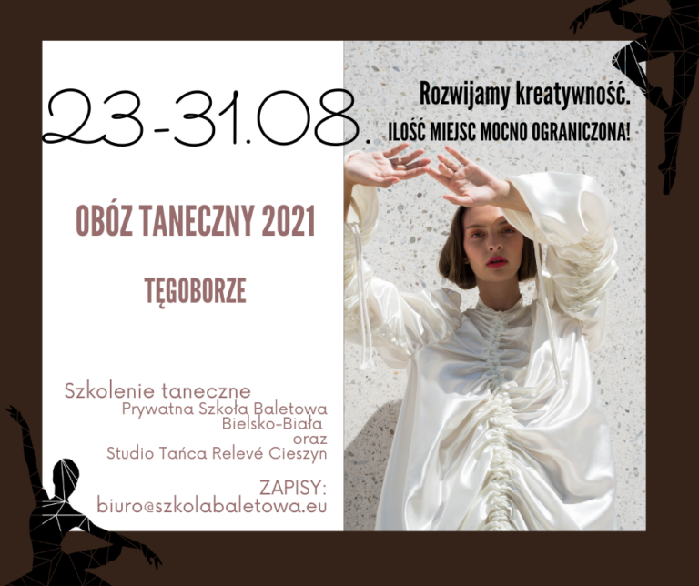 Obóz Taneczny Tęgoborze 2021 – szczegóły