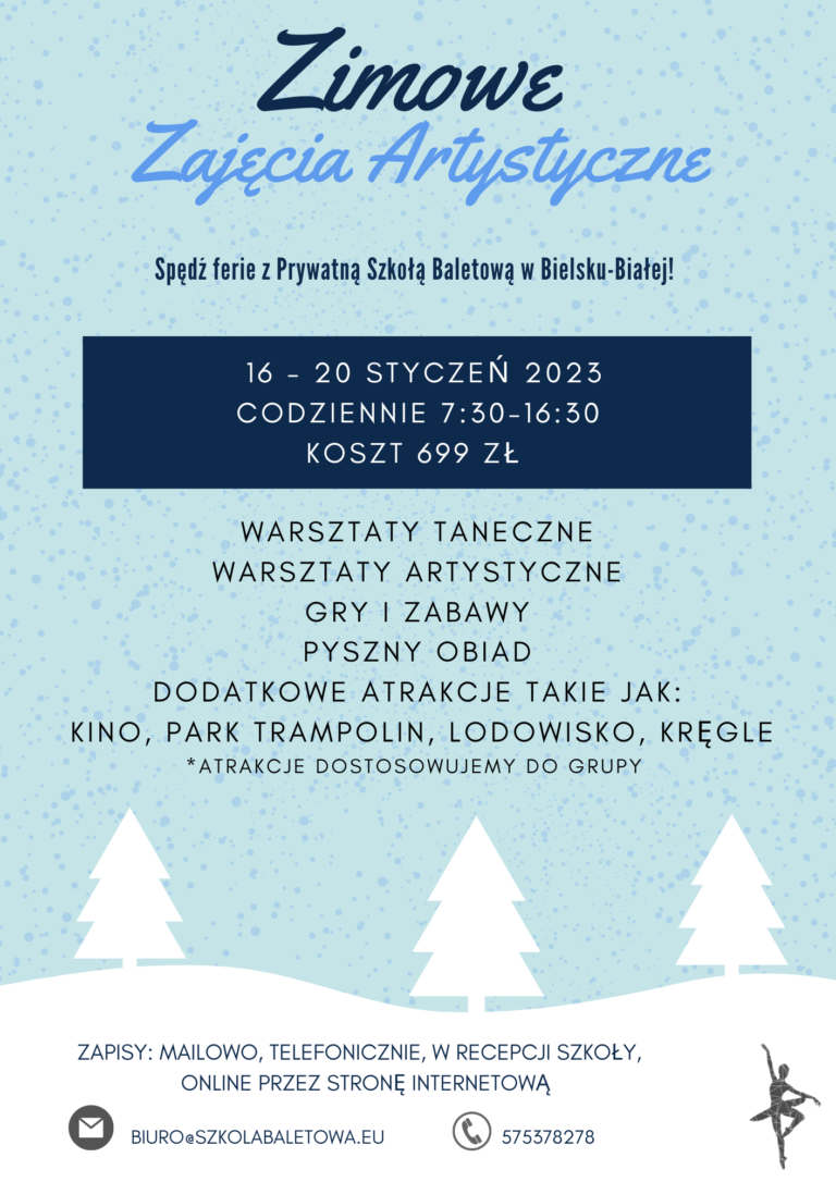 ZIMOWE ZAJĘCIA ARTYSTYCZNE
