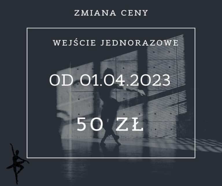 Droższe wejścia jednorazowe od kwietnia