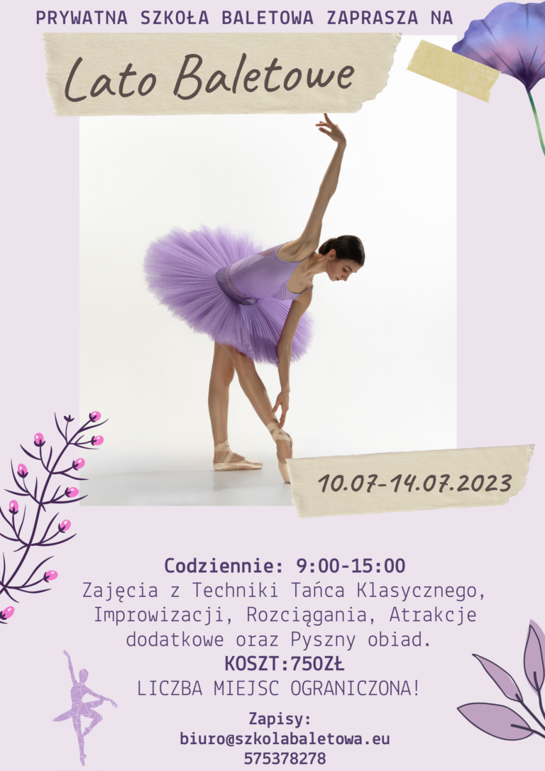 INTENSYWNE LATO BALETOWE EDYCJA 5 ! 