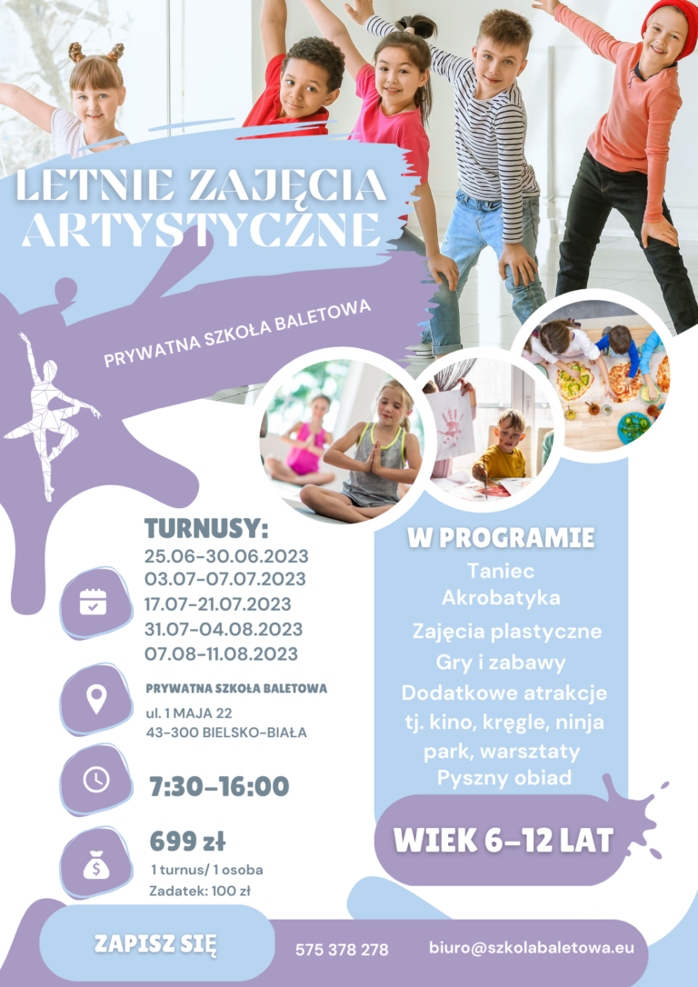 Letnie zajęcia artystyczne!