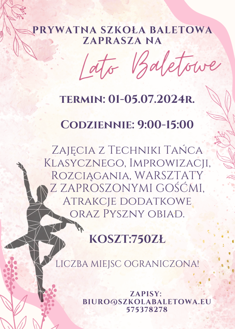 INTENSYWNE LATO BALETOWE EDYCJA 6 !