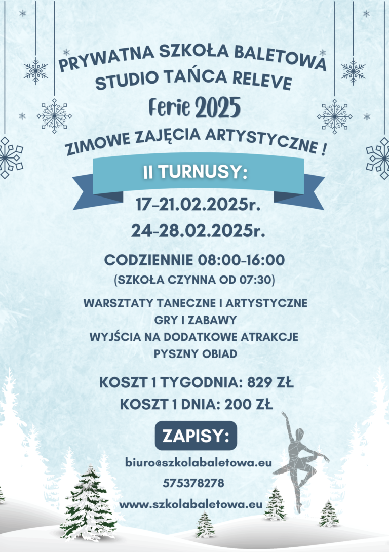Zimowe Zajęcia Artystyczne dla dzieci