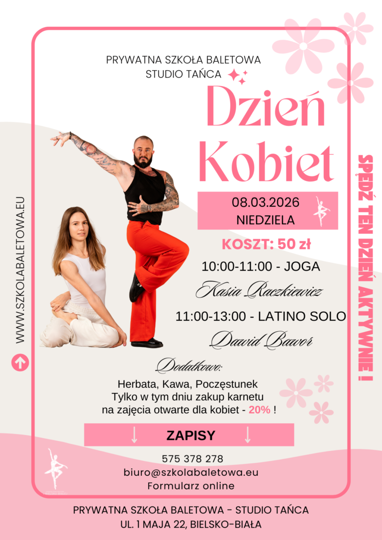 Zapraszamy na Dzień Kobiet!  8.03.2026